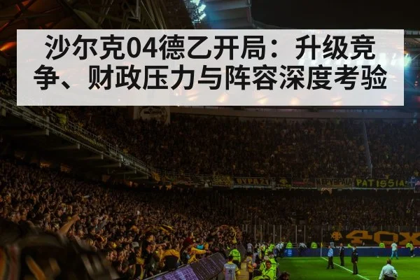 沙尔克04德乙开局：升级竞争、财政压力与阵容深度考验 | kaiyun